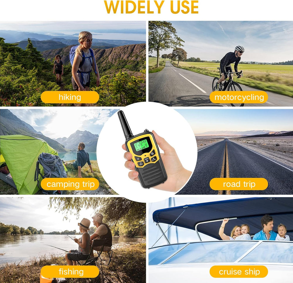 MOICO Walkie Talkies,Two-Way Radios for Adults with 22 FRS Channels Camping