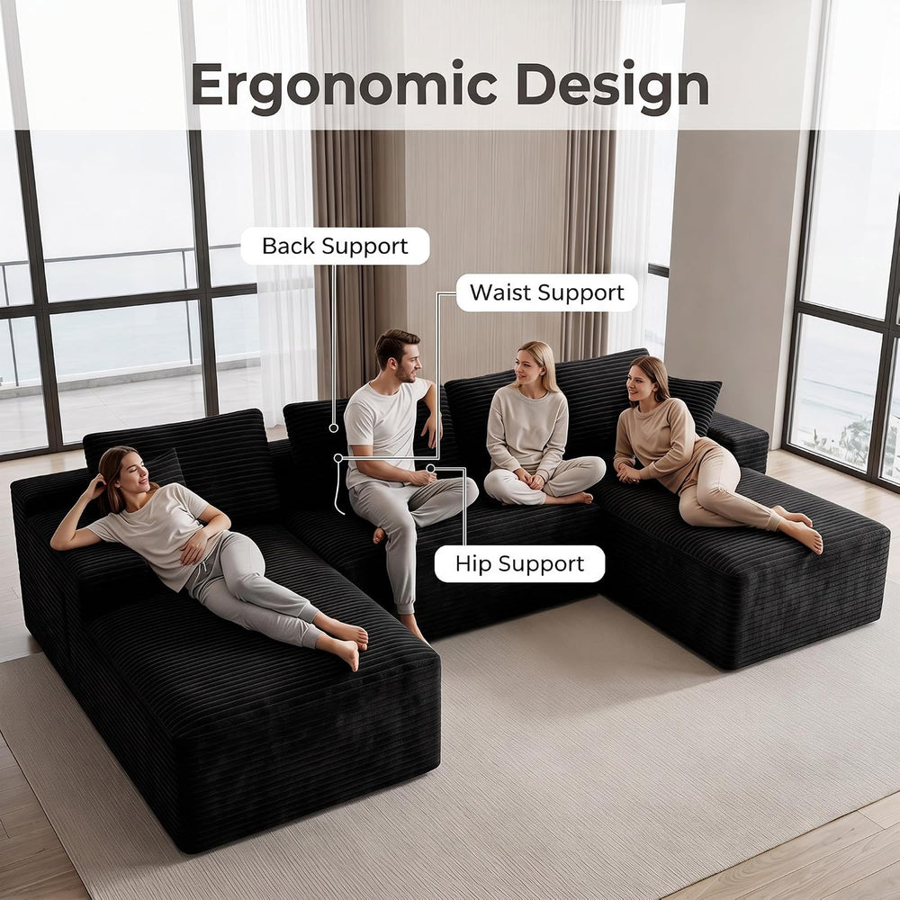 Boneless Couch Modular Sectional Sofa Cloud Couch