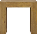 Alaterre Furniture Stockyard Solid Wood Console Table, Oak, 36 Inch | Modern Farmhouse Small Entryway Table, Easy Assembly Living Room Furniture for Behind the Couch Sofa Table, or Hallway