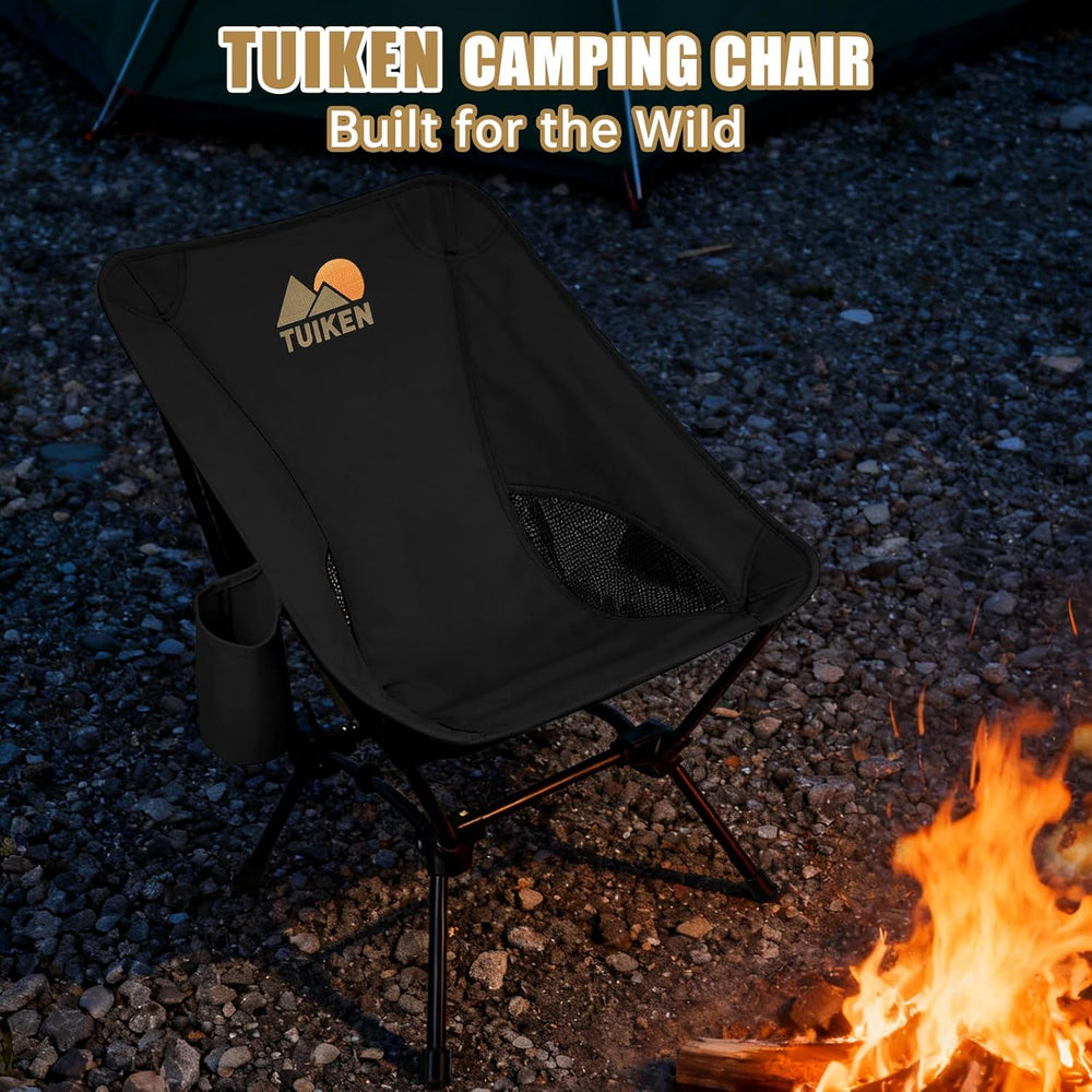 Ultralight Camping Chair Backpacking Chair, Portable Camp Chair with Cup Hold...