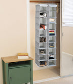 Simple Houseware 2 Pack 10 Shelves Hanging Organizer, Grey