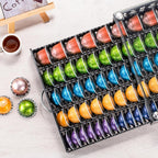 ZCDCP for Coffee Pod Holder, Vertuo Pod Holder Drawer Glass Top Coffee Pod Organizer Storage (50 Pods Capacity)