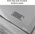 Acrimet Facility 4 Tier Letter Tray, Side Load, Letter Size/A4, Desktop File Organizer, Plastic (Clear Smoke)
