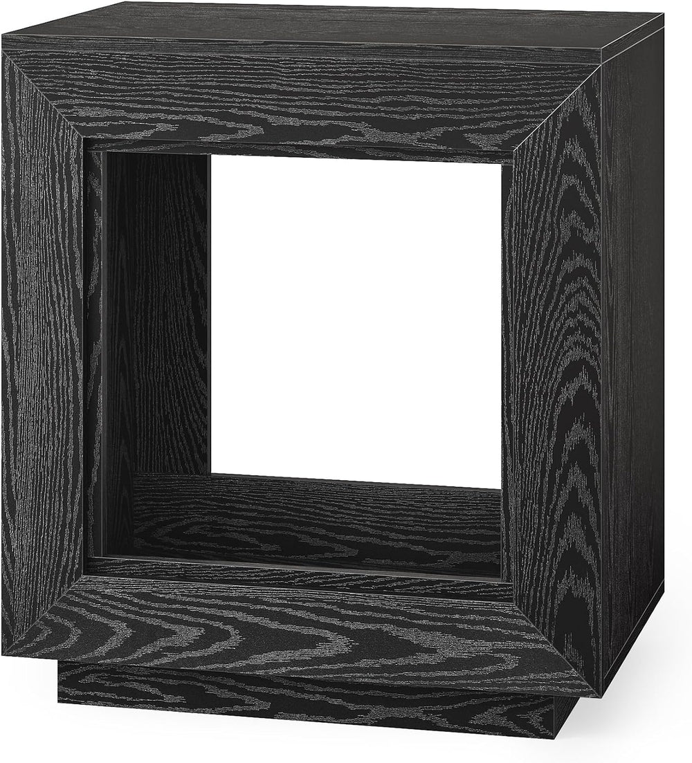 LITTLE TREE End Table with Storage, Wooden Square Side Table, Industrial Sofa...