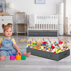 2 Pack Under Bed Storage, 90L Collapsible Closet Containers Organizers and Under Bed Storage Bins, Underbed Storage Bags for Wrapping Paper, Blanket, Towels, Clothes, Comforter, Sweaters, Linen Sheets
