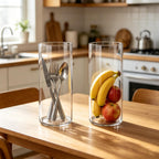 4 Pack Acrylic Cylinder Vases for Centerpieces,5x10 inch Tall Clear Flower Vase, Unbreakable Vases,Hurricane Candle Holders Floating Candle Vase for Wedding Dinner Table Party Living Room Decor