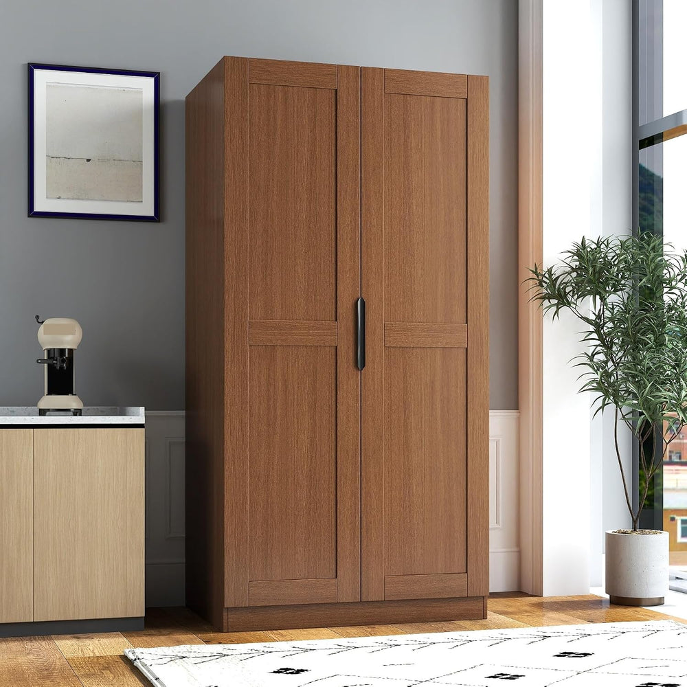 Pantry Cabinet, Freestanding Buffet Cupboards Sideboard, Pantry Storage Cabin...