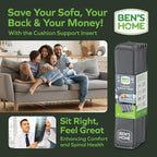 BEN'SHOME® Couch Cushion Support for fix Sagging Seats - Heavy Duty Solid .5" Wood Sofa Support Board | Adjustable 58"-67" x 19.7" Under Cushion Insert | Non-Slip Furniture Saver | 400 LB Capacity