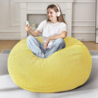 3FT Bean Bag Chairs Teardrop Bean Bag Chair for Adults Beanbag Chair with Memory Foam Filled Machine Washable Cover for Living Room, Bedroom
