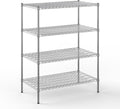 24" Deep x 42" Wide x 54" Height Wire Shelving Kit | 4-Tier | NSF Commercial Storage Rack Unit