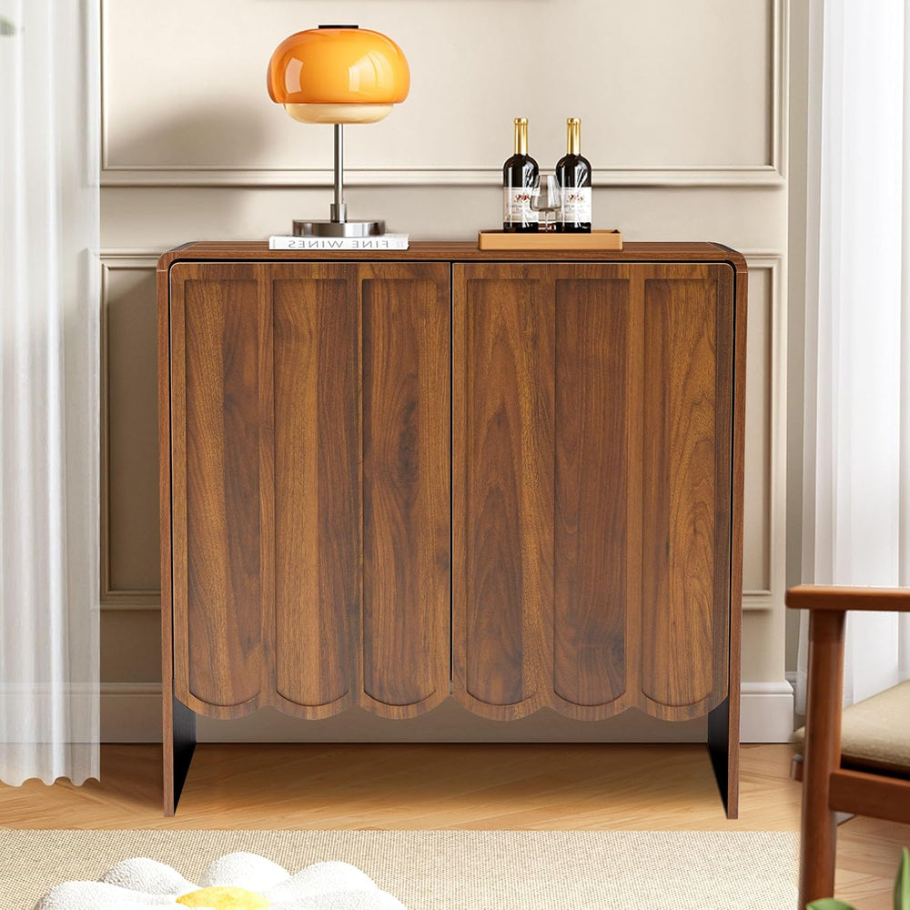 ORRD Sideboard Buffet Cabinet Set of 2, Accent Storage Cabinets with 2 Doors,...
