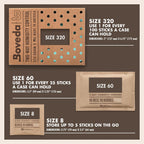 Boveda 72% Two-Way Humidity Control Packs For Wood Humidifier Boxes – Size 60 – 4 Pack – Moisture Absorbers – Humidifier Packs – Hydration Packets in Resealable Bag