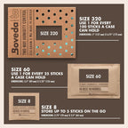 Boveda 75% Two-Way Humidity Control Pack to Fix Major Moisture Loss in Large Wood Humidifier Boxes – Size 320 – Single – Moisture Absorber – Humidifier Pack – Individually Wrapped Hydration Packet
