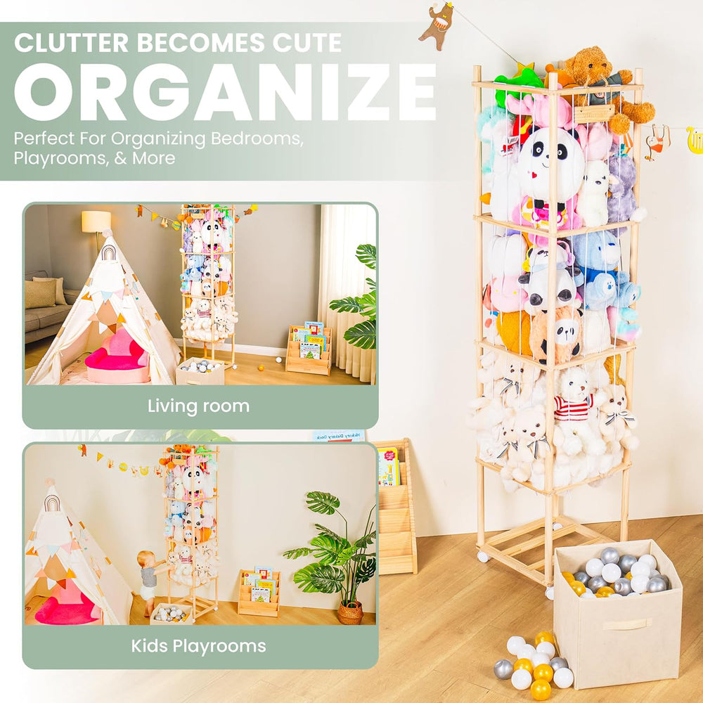 Aaronly Stuffed Animal Storage | Stuffed Animal Organizer | Stuffed Animal Ho...