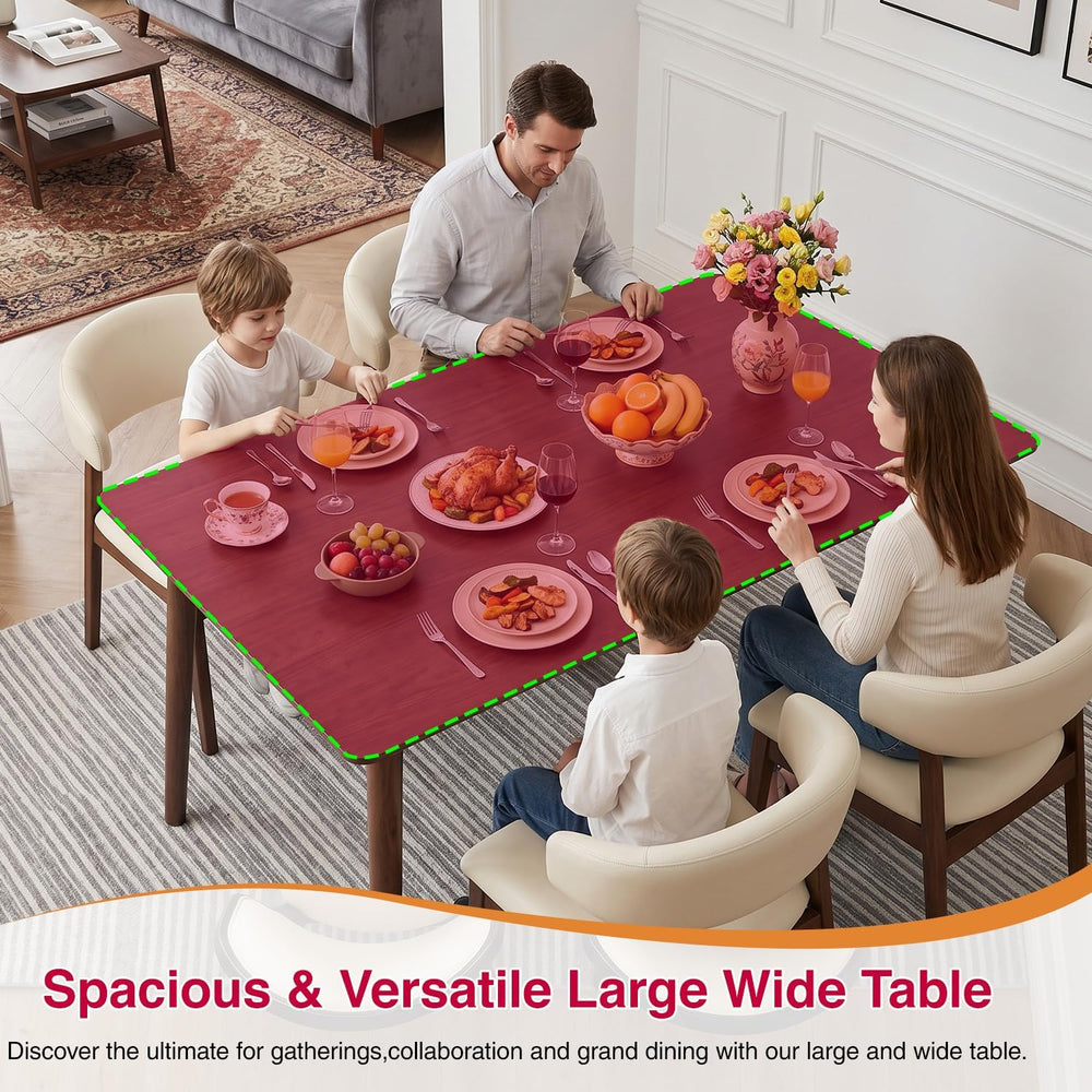 FDW 47 Inches Dining Table, Dining Room for 4 People, Small Rectangular Table...