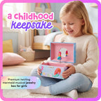 Giggle & Honey® Musical Mermaid Jewelry Box for Girls | Music Boxes for Little Girls, Toddler Jewelry Box for 4 Year Old Kids, Toys for Toddlers, Birthday Gifts for Kids 5-9 Years
