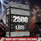 Garage Storage Shelves,5 Tier Shelving Unit, 40 inch Wide, 18” Deep, 78” Tall Organizer Metal Shelf for Basement/Laundry/Pantry Heavy Duty, Adjustable,Easy to Install (5Tier-45.3"Wx19.7"Dx63"H)