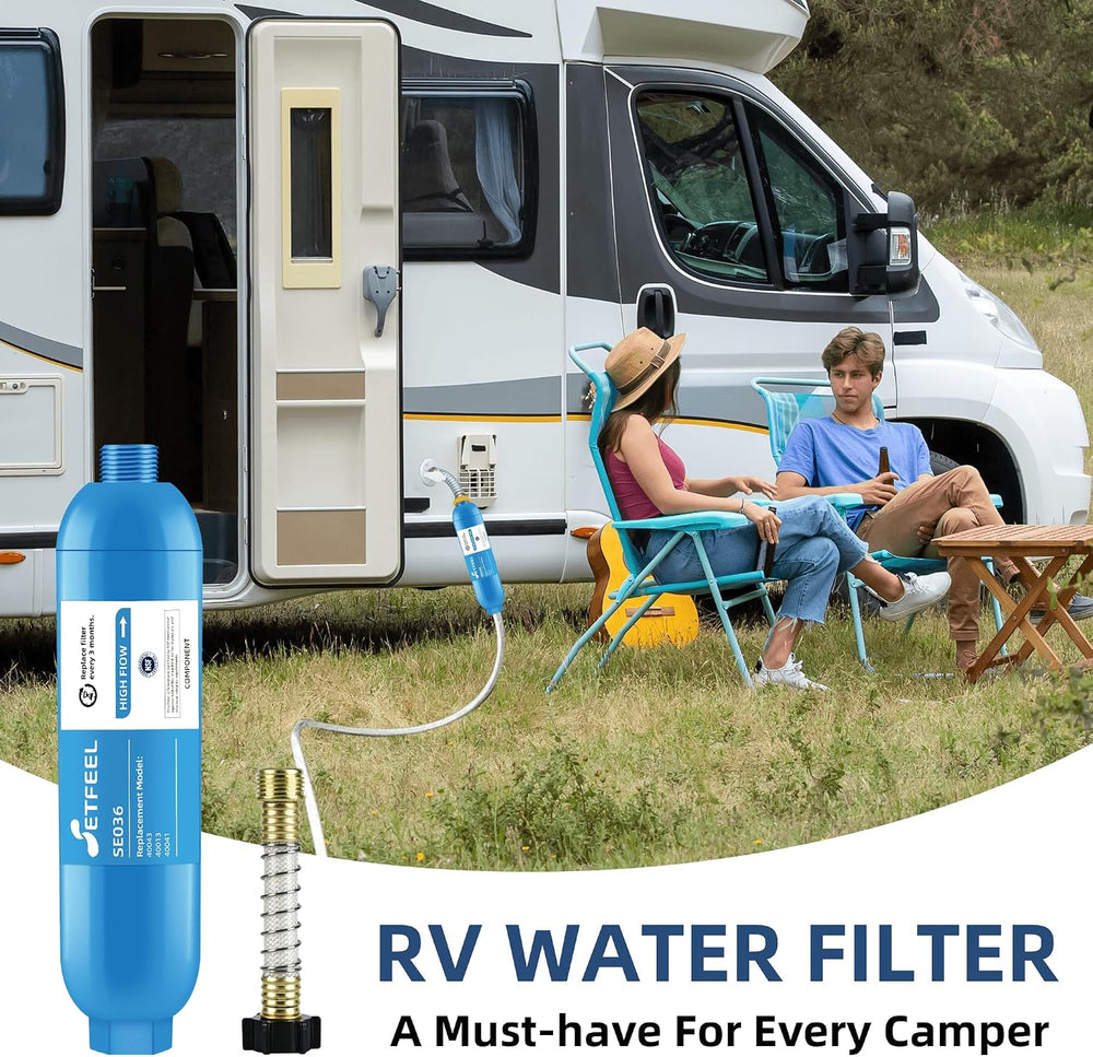 RV Water Filter, NSF Certified Camper Water Filter For RV Garden, Camping Mus...