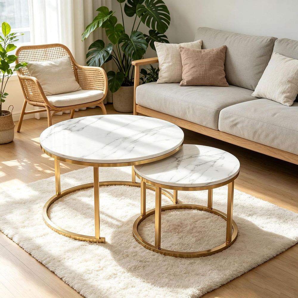 Nesting Tables Set of Round Coffee TableNesting Tables | Set of Round Coffee ...