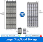 over the door shoe organizer,2025 upgraded,shoe organizer,35 Huge pockets,over door shoe organizer,Store size 13 shoes,shoe organizer,Strong material,hooks Suitable for various doors,Grey/black
