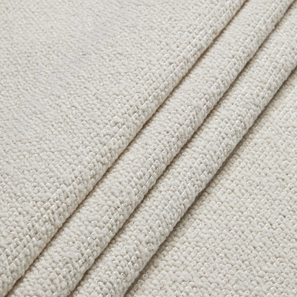 Upholstered Bed Frame with 54" Tall Wingback Headboard, Elegant Boucle F...