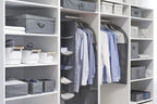 Zeller Foldable Storage Box with Lid, Grey