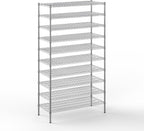 21" Deep x 48" Wide x 86" Height Wire Shelving Kit | 10-Tier | NSF Commercial Storage Rack Unit
