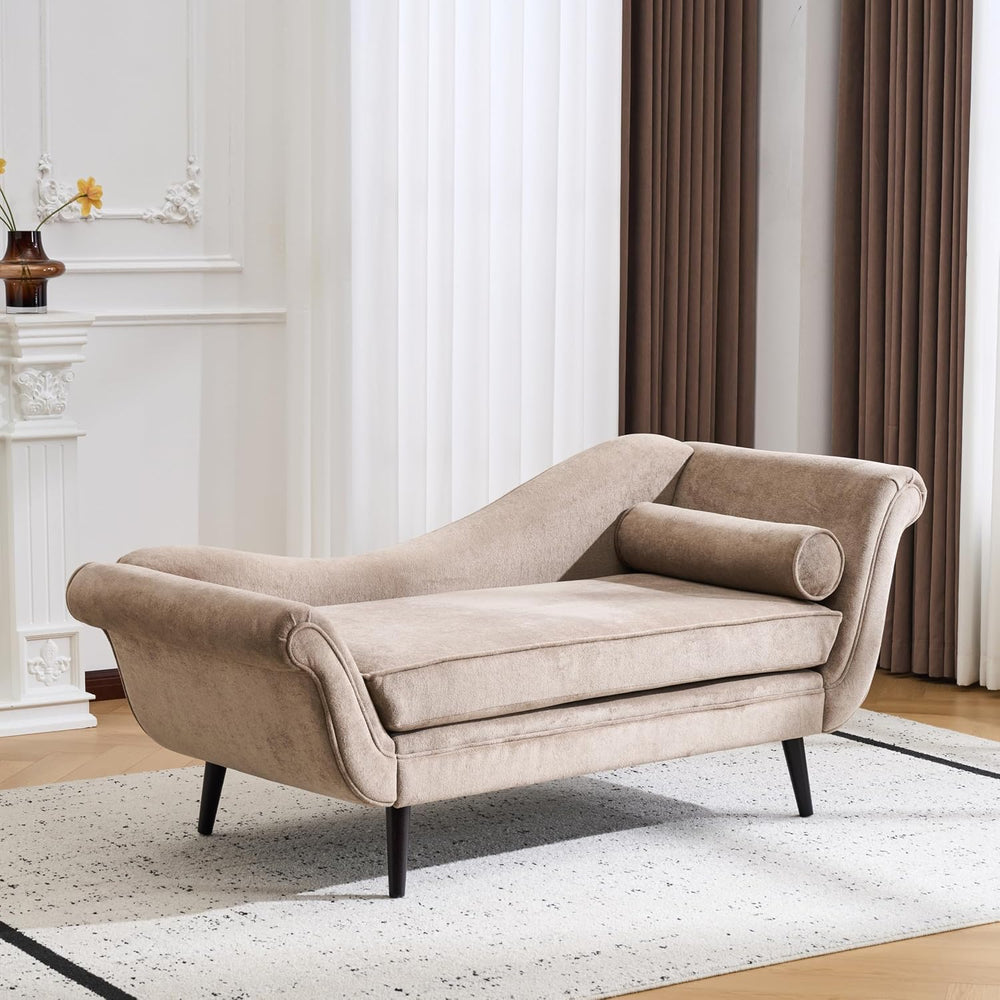 Christopher Knight Home Willer Velvet Upholstered Chaise Lounge Chair Indoor,...