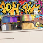 Clear Hat Box Storage, Baseball Cap Organizer for Baseball Caps, Hat Acrylic Display Case with Removable Compartment, Plastic Stackable Hats Holder Organizer Box with Magnetic Lid, 1 Pack