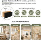 71” Tall Arched Kitchen Pantry Cabinet, Modern Farmhouse Hutch Storage Cabinets with Large Drawer and Glass Doors for Kitchen, Dining Room, Living Room, Black