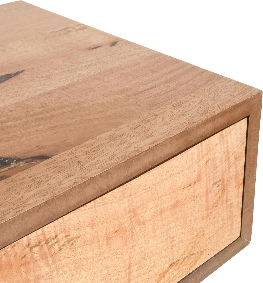 Decor Therapy Side Table with 1-Drawer, Modern Design, Easy Assemble, Natural...