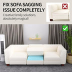 Tromlycs Couch Cushion Support for Sagging Sofa Support Seat Under Cushion 22x22 inch Sag Repair Furniture Blue, Set of 1