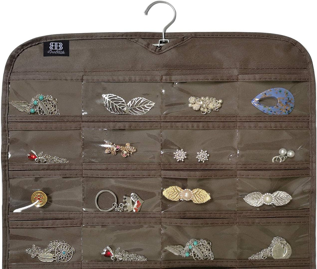 BB Brotrade Hanging Jewelry Organizer,Accessories Organizer,80 Pocket Organizer for Holding Jewelries