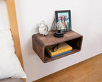 Floating Nightstand Wooden, Bedside Table, Nightstand Shelf, Handmade, Wall Mounted Bedside Shelf, Minimalist and Unique Style (London)