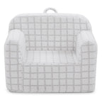 Delta Children Checkered Cozee Chair, Grey