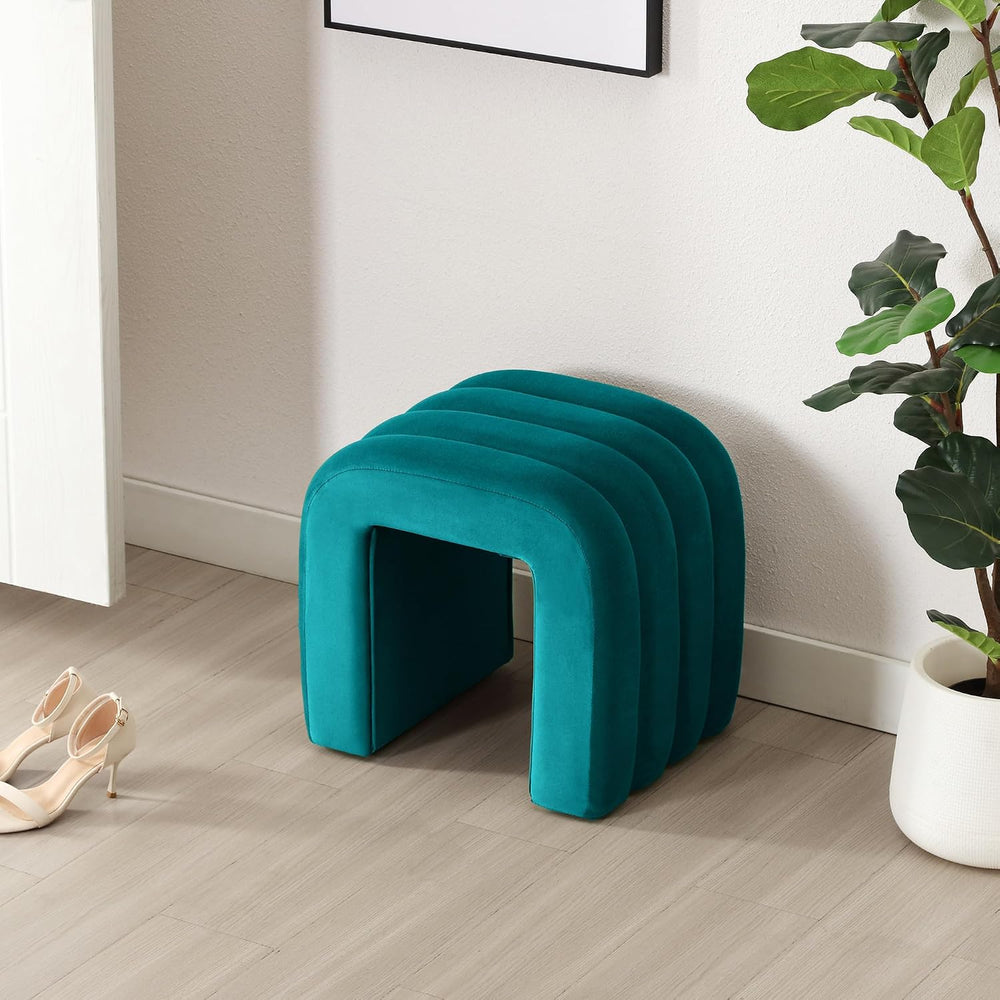 Multi-Functional Ottoman Stool, Footrest for Couch, Modern Vanity Stool for M...