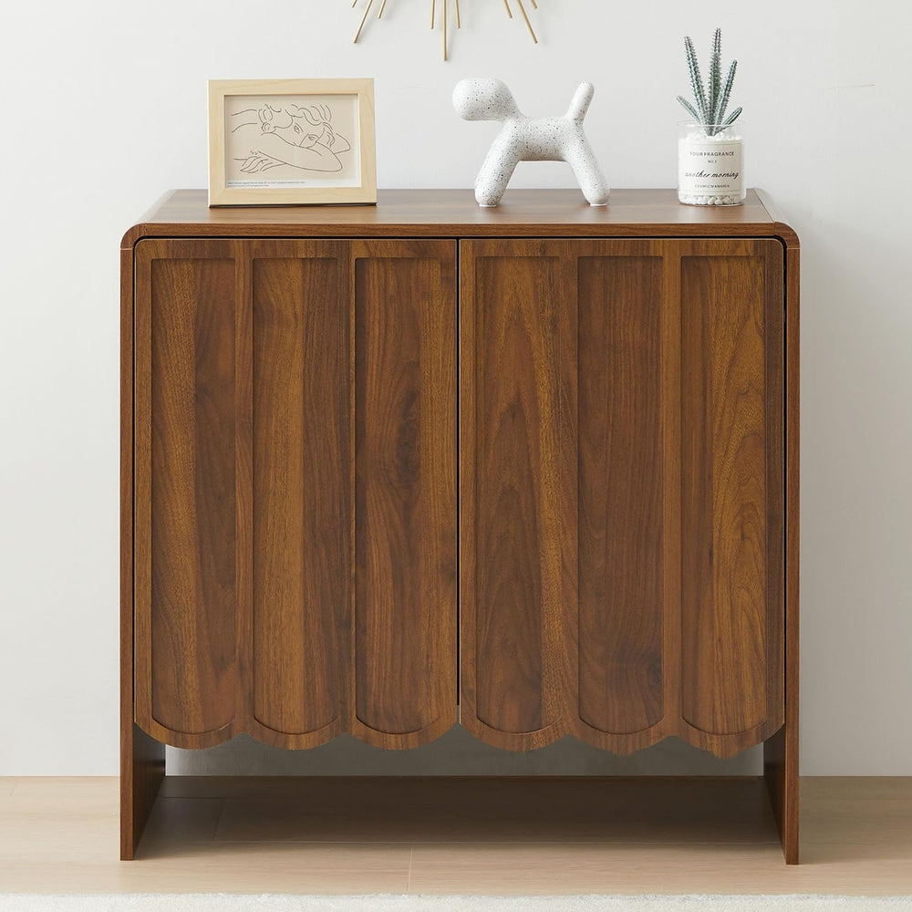 ORRD Sideboard Buffet Cabinet Set of 2, Accent Storage Cabinets with 2 Doors,...
