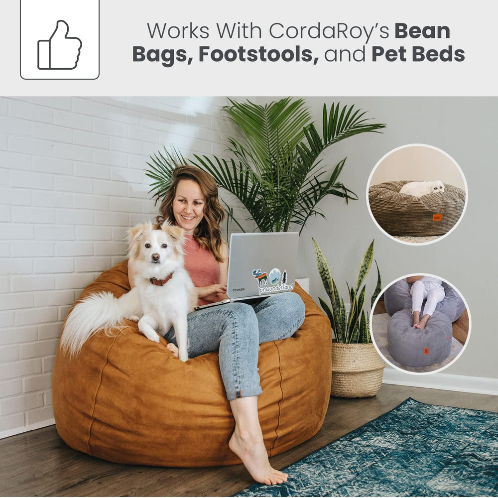 CordaRoy's Bean Bag Foam Fill Pack for Bean Bag Chairs and Pet Beds, Foam...