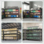 Letaya 4000LBS Storage Shelves Heavy Duty,60" W Garage Shelving Units, 4 Tier Adjustable Utility Rack Shelf,Large Metal Industrial Shelves,for Shop,Warehouse,Basement (60" W x 24" D x 70" H)