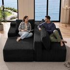 Boneless Couches for Living Room Sectional Cloud Couch Deep Seat Chaise
