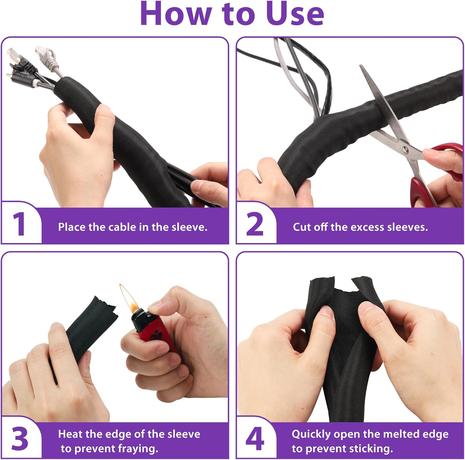 16.4ft 1/2inch Cord Cover, YCLYC Cord Protectors from Pets no Chew, Flexible Cord Covers for Pets, Easy Cable Management Sleeve, Wire Covers for Cords, Wire Protector for Pets, Audio, Computer