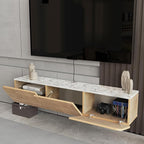 Atelier Mobili Floating TV Stand Wall Mounted, Floating Entertainment Center, Modern Media Console and TV Stand for Living Room, Entertainment Stand up to 80 Inch TV