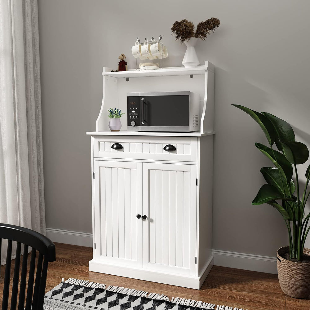 HOLTICO 54" Freestanding Kitchen Pantry Storage Cabinet with Doors and A...