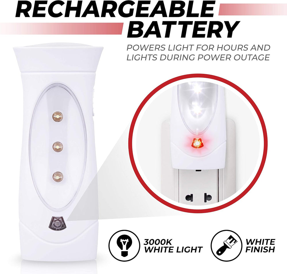 Amertac Amerelle LED Power Failure Light - A Backup Plug-In Emergency Prepare...