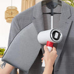 Clothes Steamer Stand Hanger with Steamer Ironing Glove for Steaming Clothes, Handheld Garment Steamer Rack with Grey Mini Handhelded Ironing Pad Board