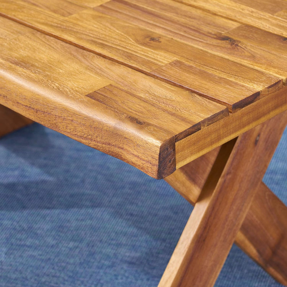 Christopher Knight Home Irene Outdoor Acacia Wood Coffee Table, Sandblast Tea...