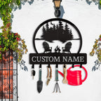 Personalized Custom Name Key Holder - Wall Mounted Key Rack for Kitchen, Entryway, Hallway, Office, Doorway