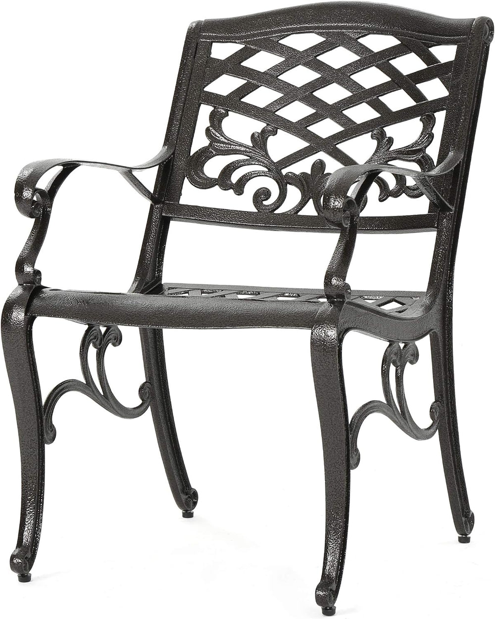 Christopher Knight Home Sarasota Outdoor Cast Aluminum Outdoor Chairs, 2-Pcs ...