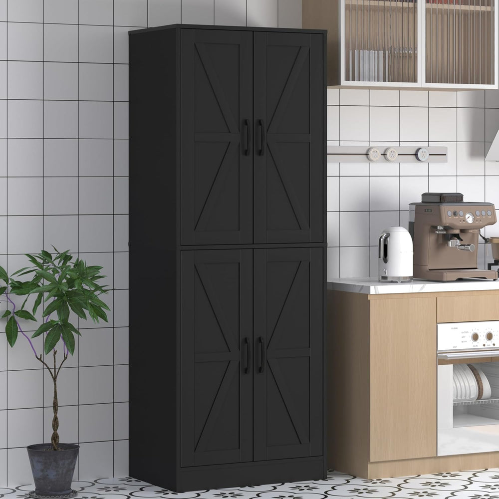 Storage Cabinet,Kitchen Pantry Cabinet,Kitchen Pantry Storage Cabinets with 4...