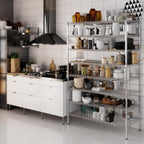 21" Deep x 48" Wide x 74" Height Wire Shelving Kit | 8-Tier | NSF Commercial Storage Rack Unit
